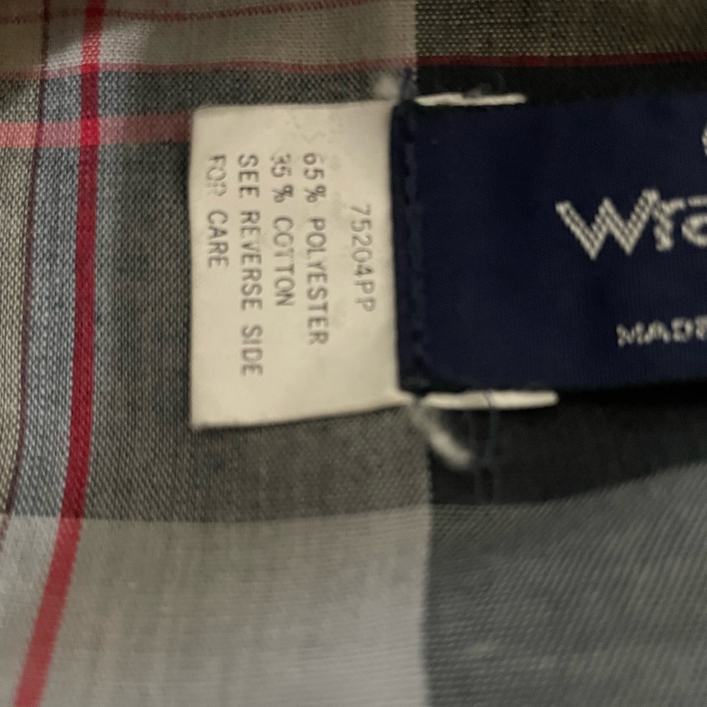 Vintage Wrangler Snap Button Western Shirt - Picture 3 of 7